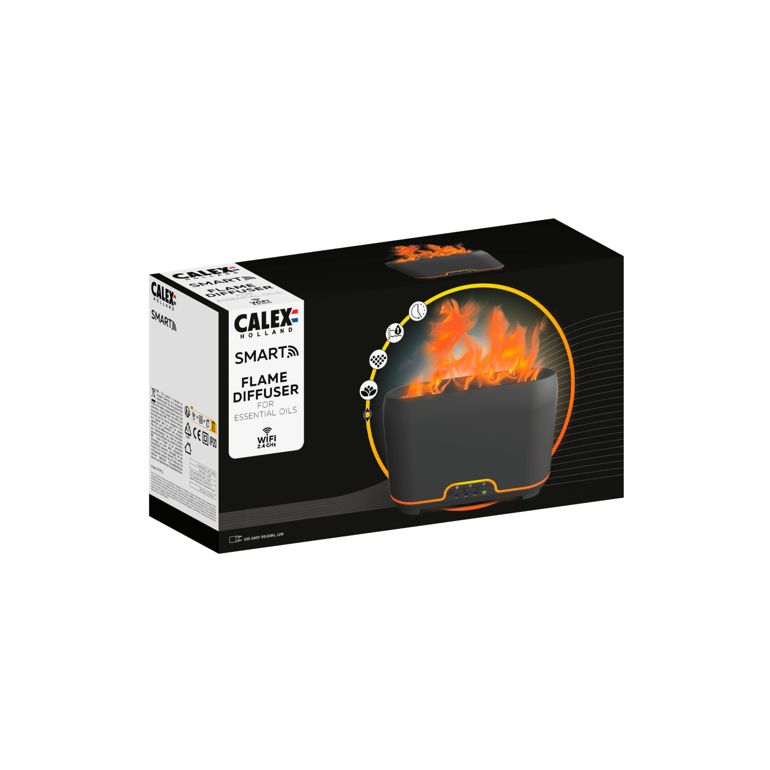 calex-smart-diffuseur-d-ar-mes-flamme-humidificateur-led image 3