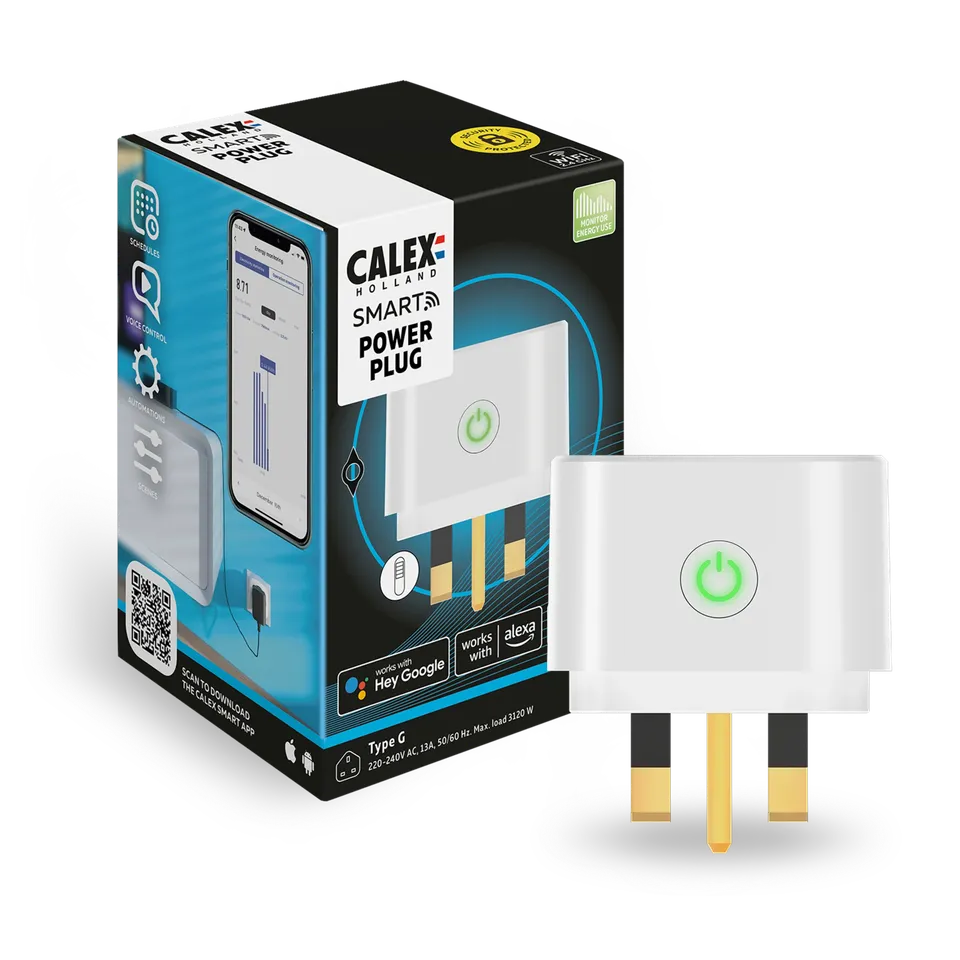 calex-smart-prise-connect-e-uk-avec-compteur-d-nergie-wifi image 1