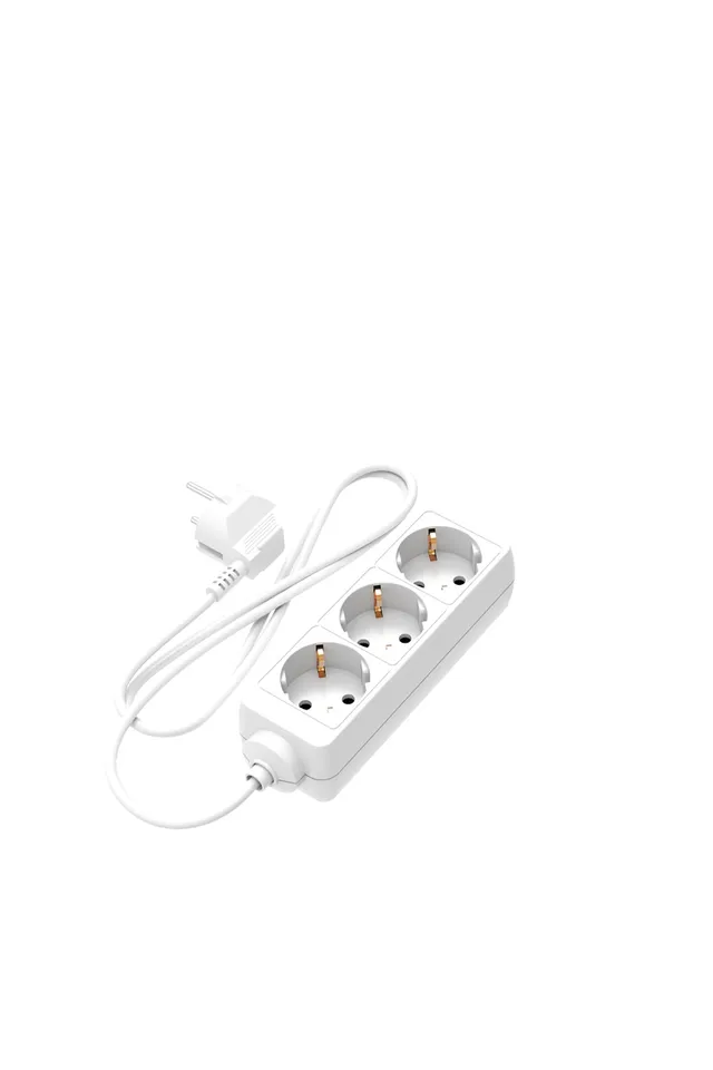 calex-douille-r-partiteur-3-voies-blanc-c-ble-1-4-m image 1
