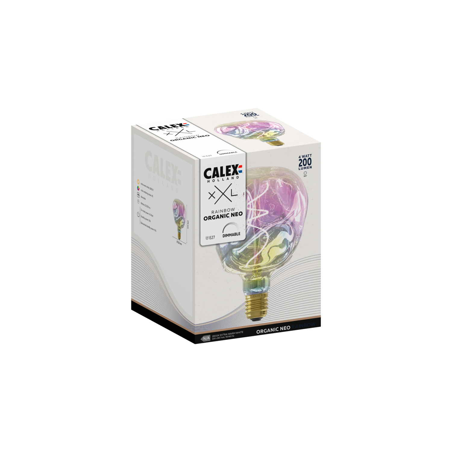 calex-ampoule-led-xxl-organic-neo-e27-arc-en-ciel image 2