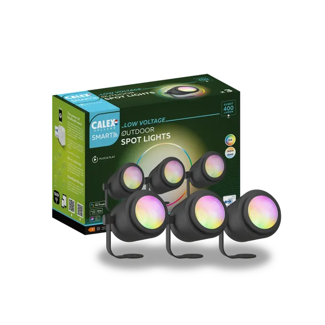 calex-smart-spots-de-sol-24v-lot-de-3-rgb-cct image 1