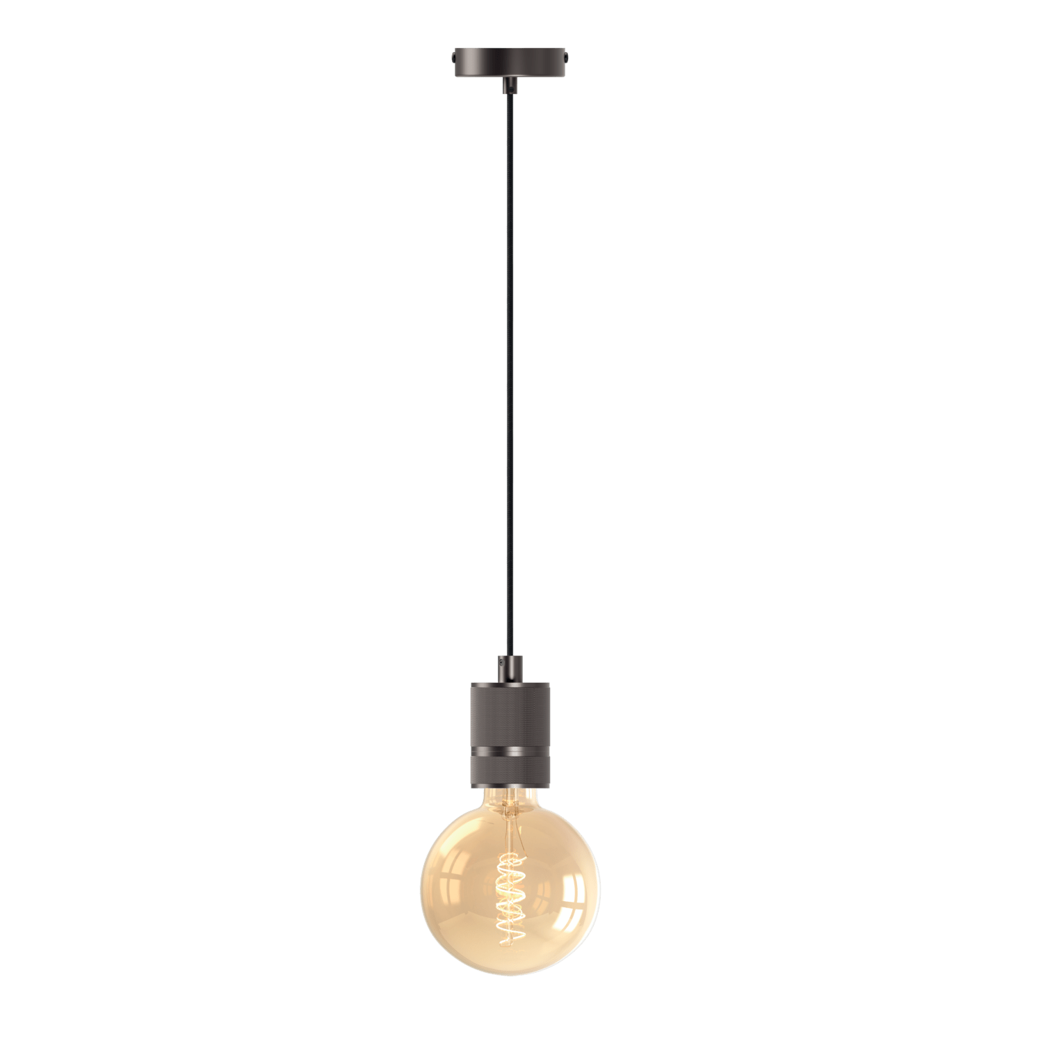 calex-suspension-luminaire-e27-grise-industrielle image 2