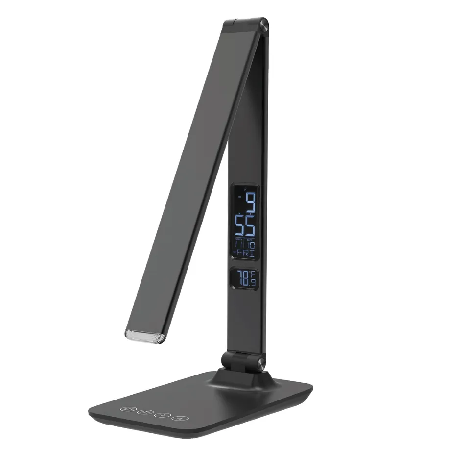 aluminor-sandra-lampe-de-bureau-articul-e-noire image 1