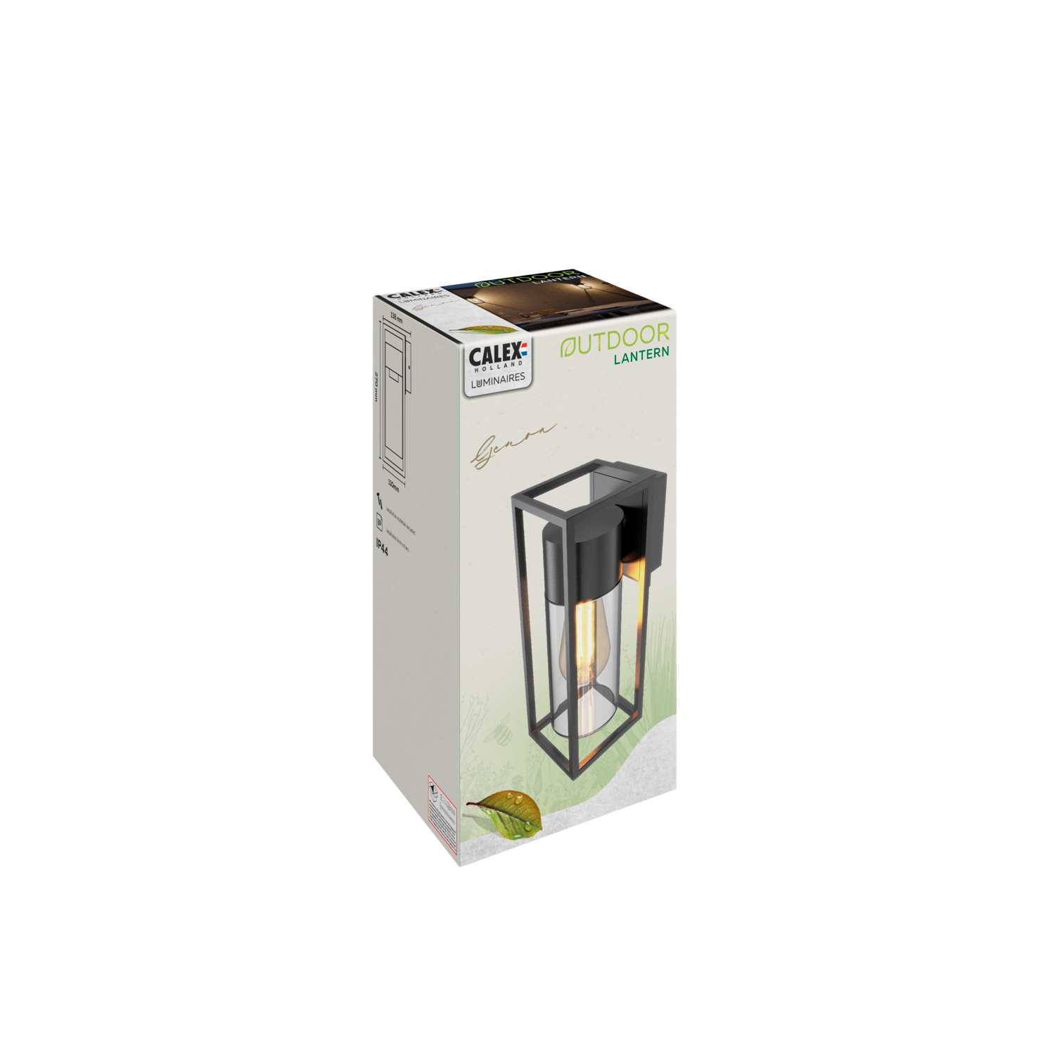 calex-applique-led-genoa-e27-noir-ip44 image 3