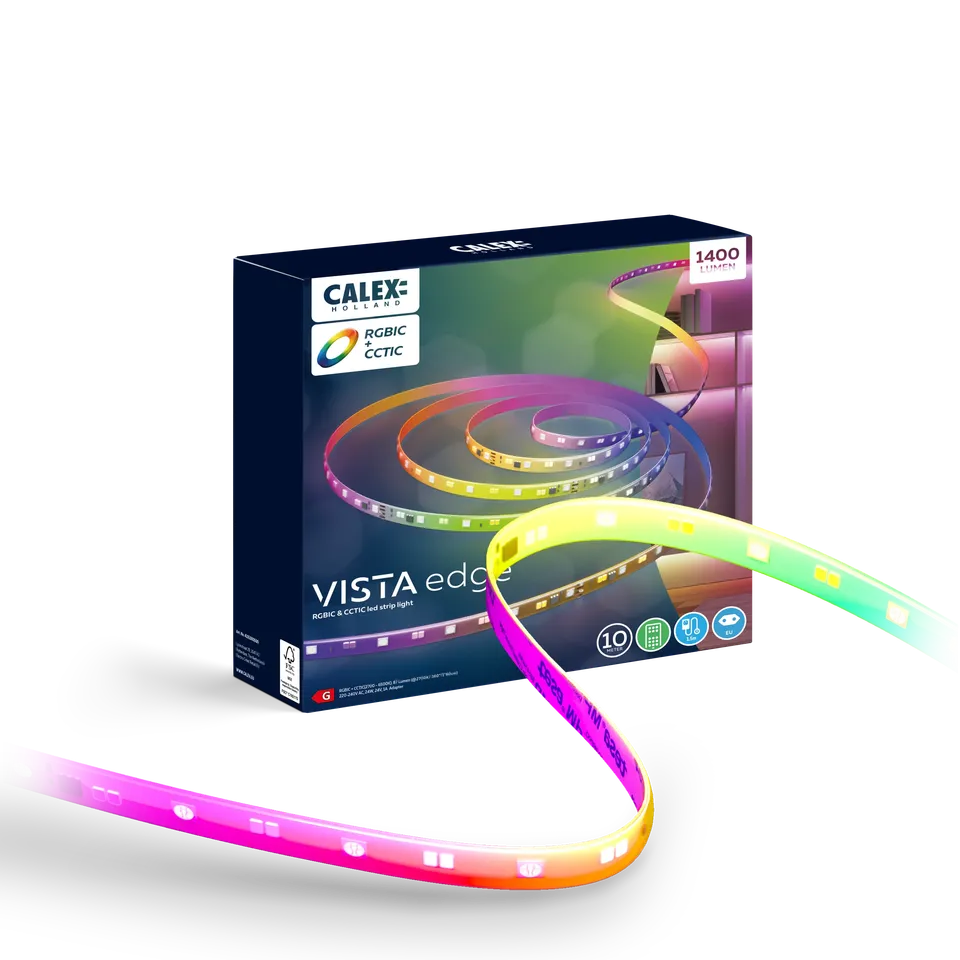 calex-vista-bande-led-10m-rgbcctic-avec-t-l-commande image 1