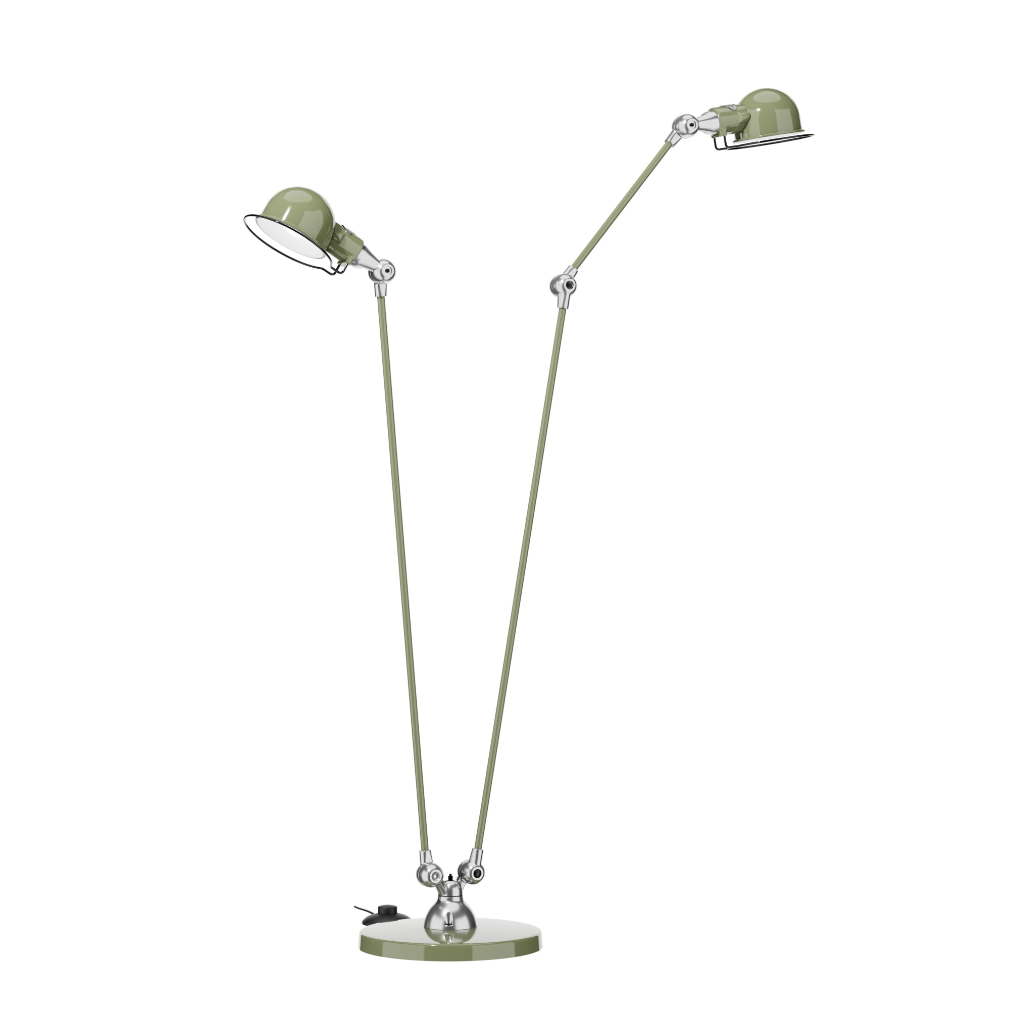 jield-signal-si8380-lampadaire-2-bras-gris-kaki image 2