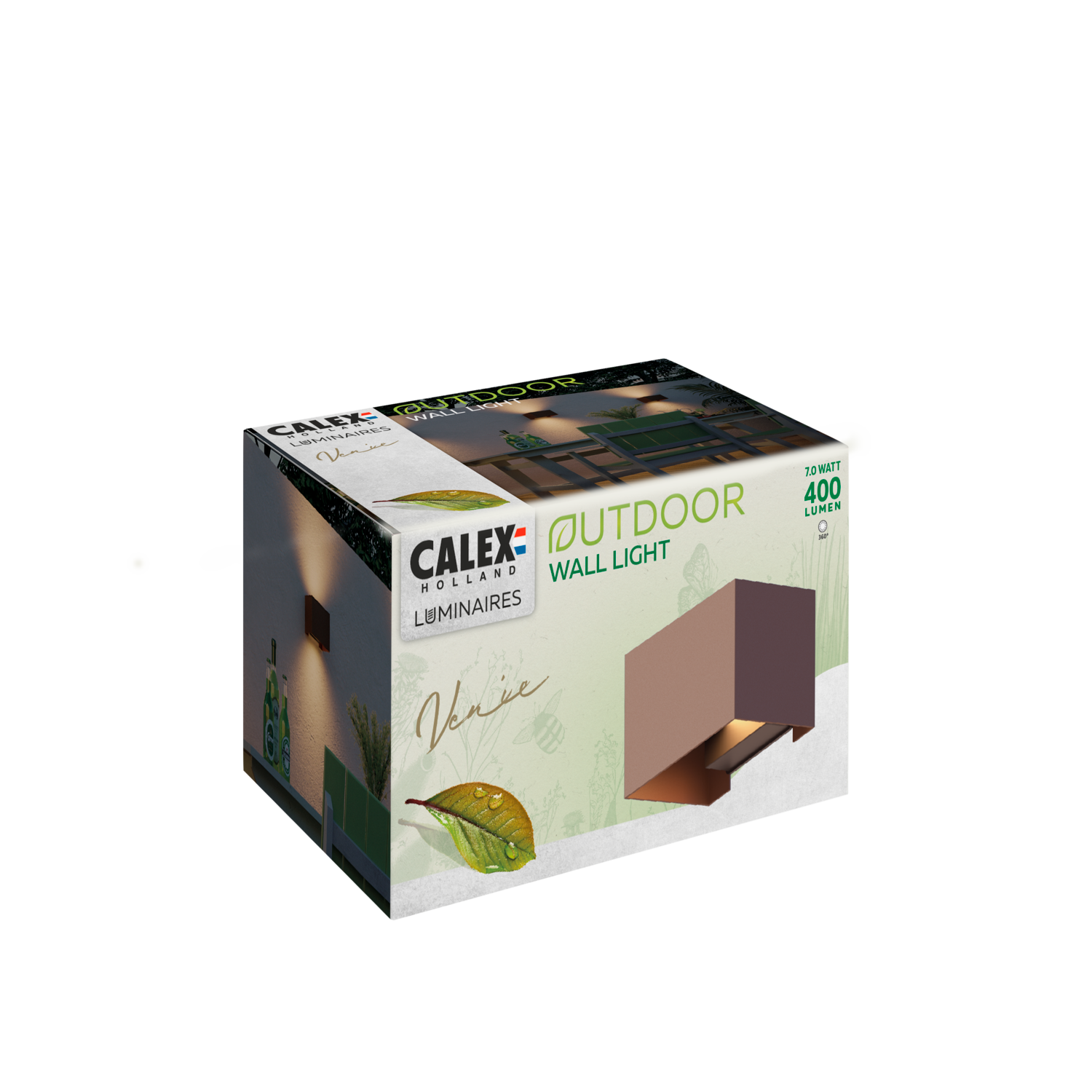calex-venise-applique-murale-led-up-down-rouille image 2