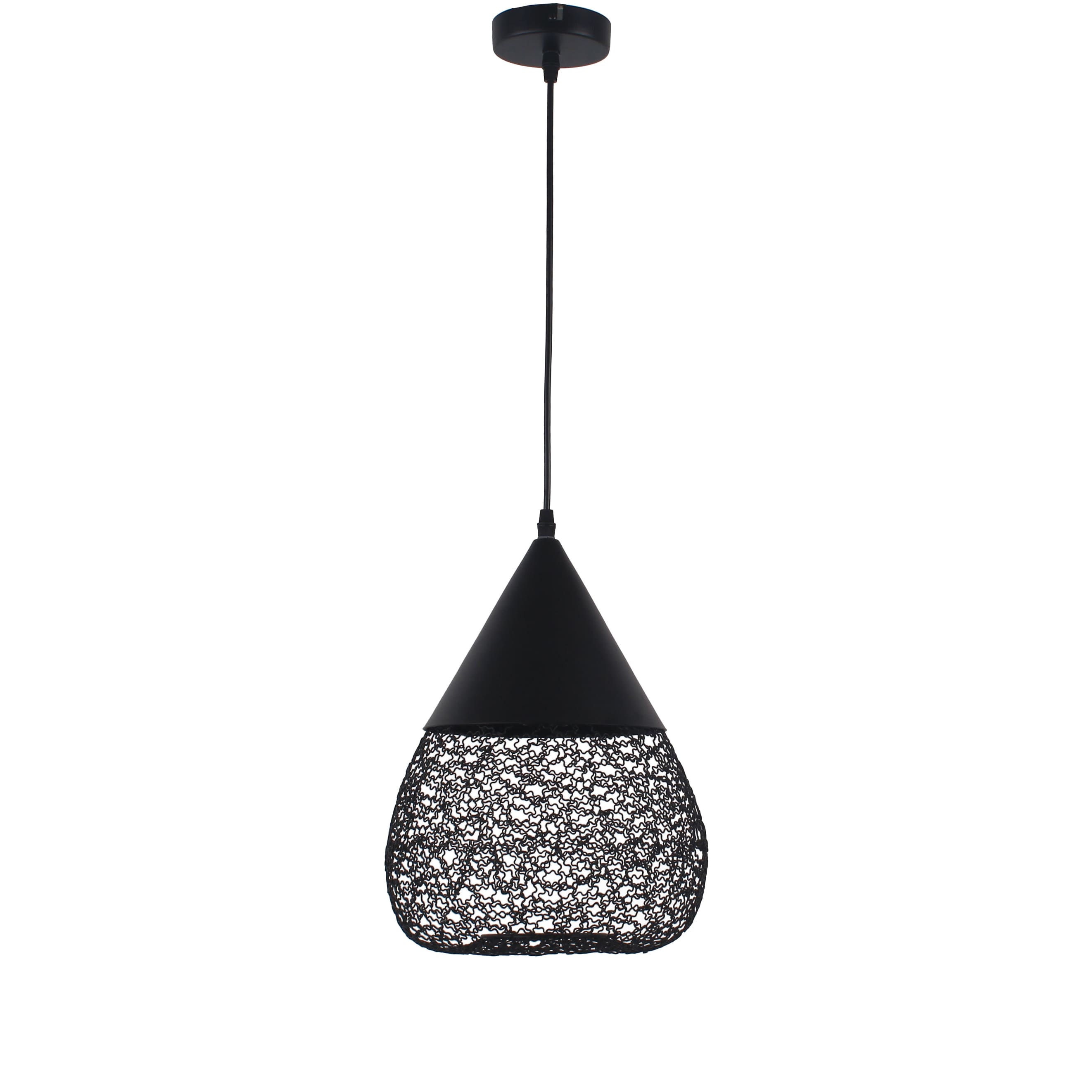 aluminor-maroc-s-suspension-m-tal-noir-moucharabieh image 1