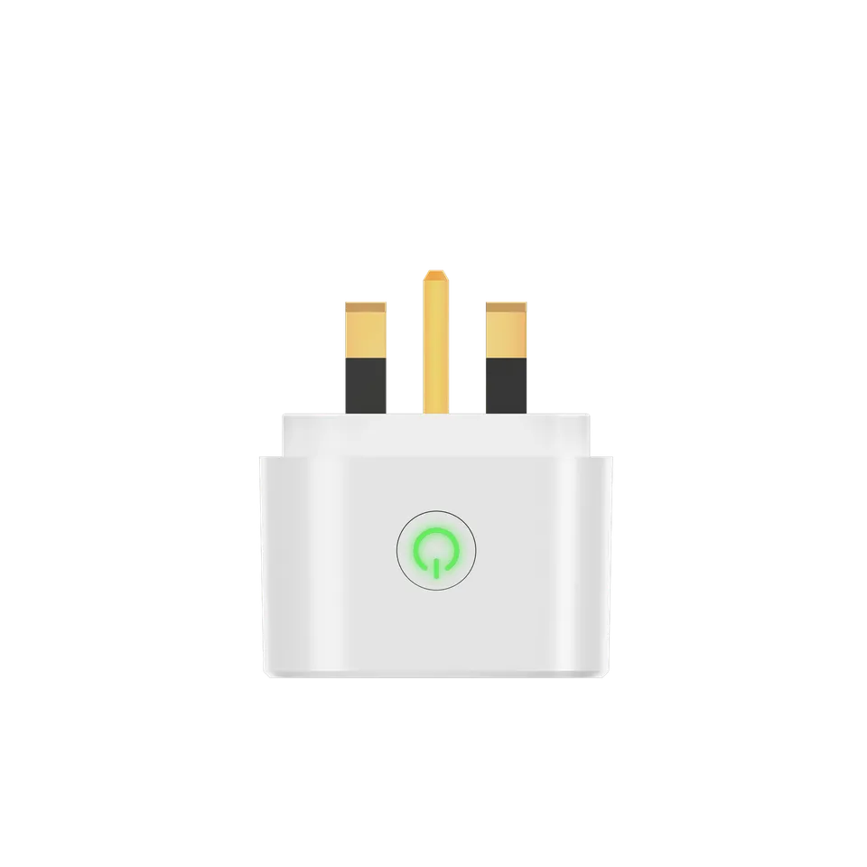 calex-smart-plug-prise-connect-e-uk-avec-compteur-d-nergie-blanche image 1
