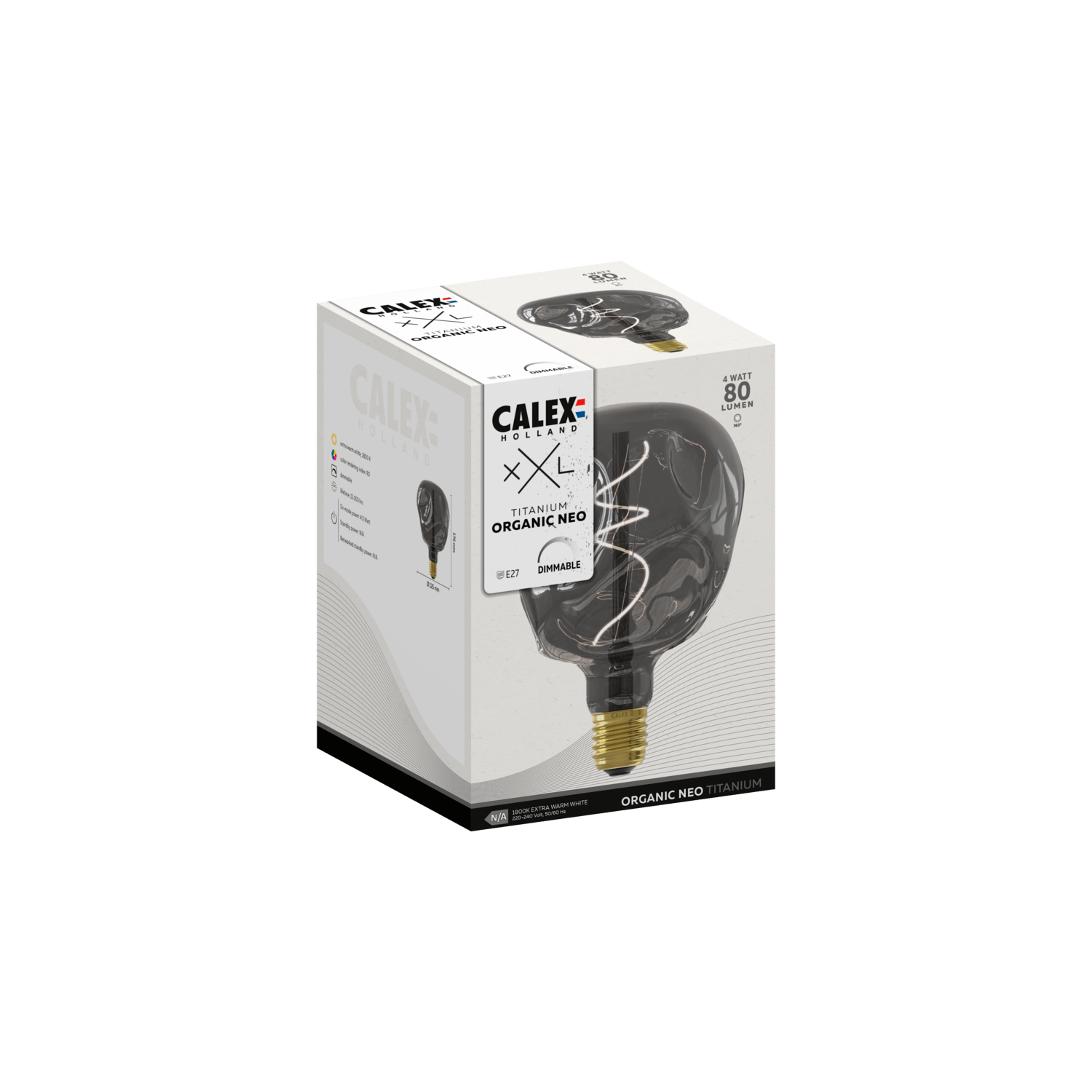 calex-organic-neo-ampoule-led-xxl-e27-titane image 2