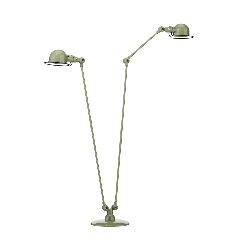 jield-loft-dd7460-lampadaire-double-gris-kaki image 1