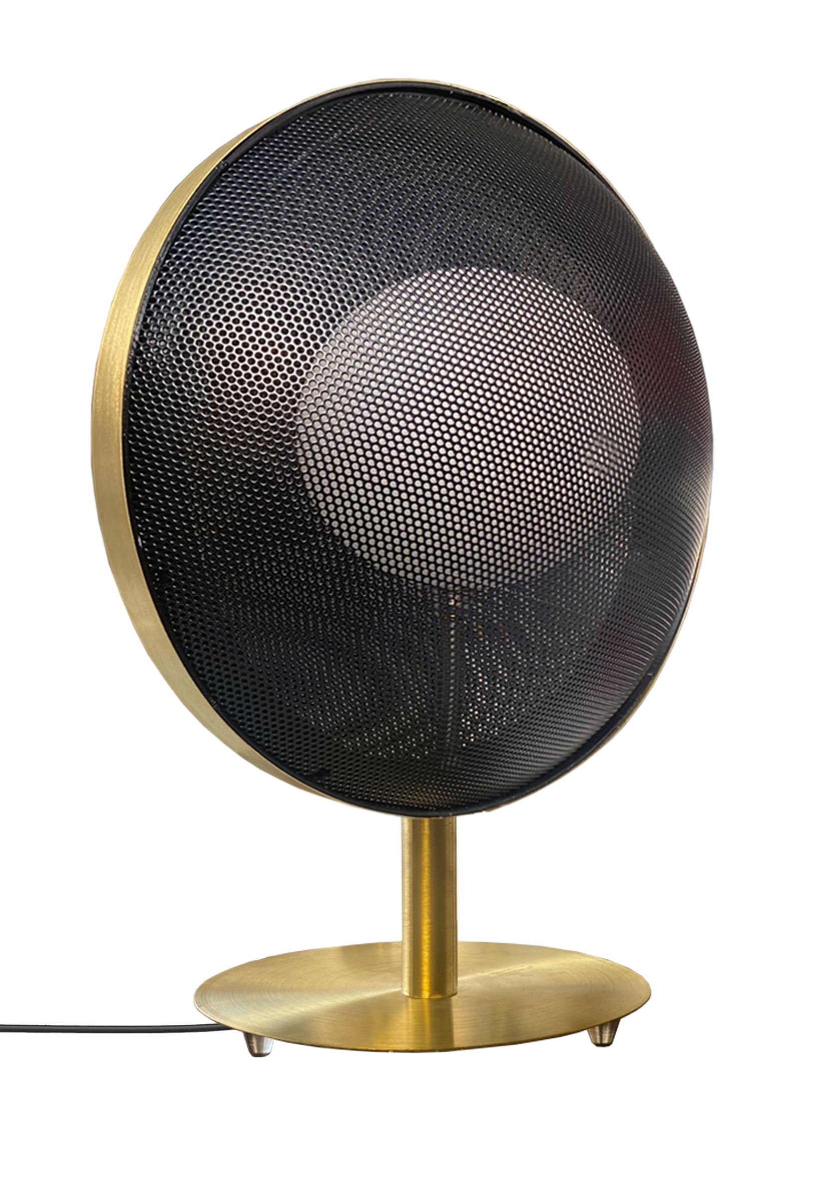 aluminor-cybelle-lt-lampe-poser-coquille-noire-et-dor-e image 1