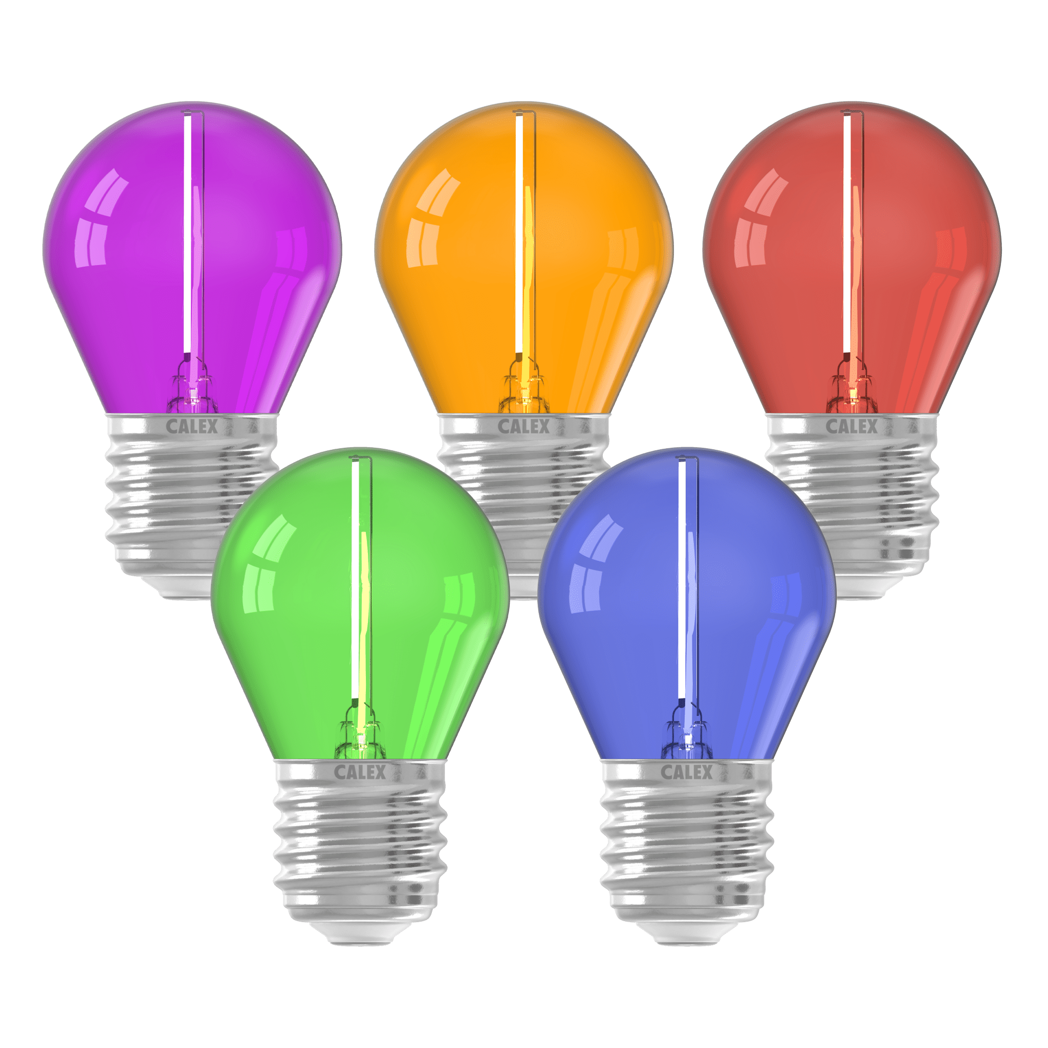 calex-ampoule-de-f-te-e27-p45-set-5-couleurs image 1