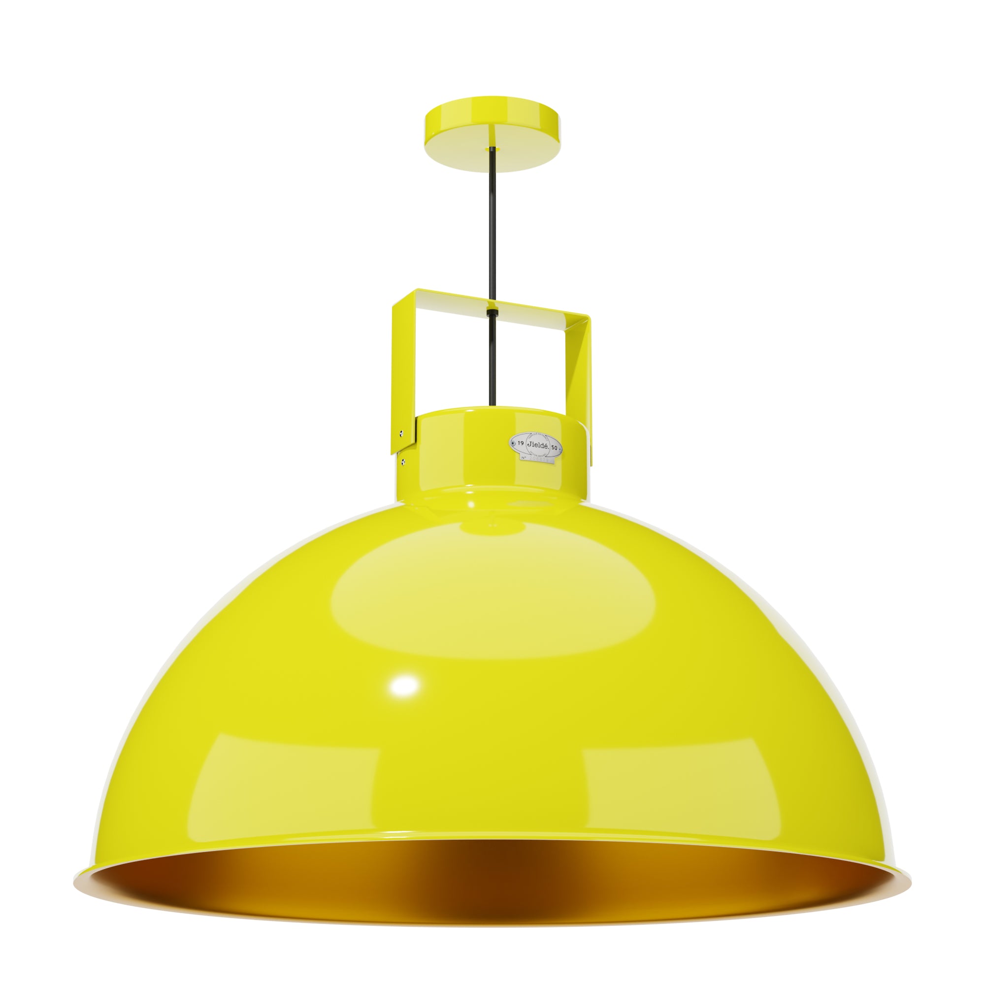 jield-dante-d675-xl-jaune-soufre-suspension-conique-grand-volume image 2