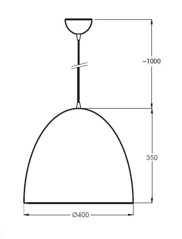 aluminor-s2091-suspension-m-tal-cuivre-40-cm image 2