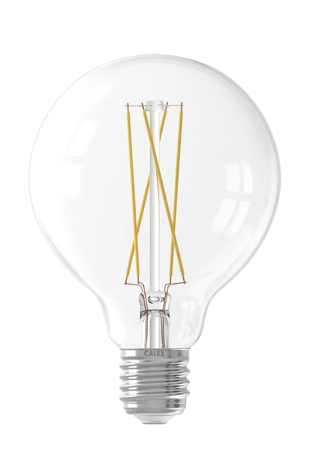 calex-filament-led-e27-g95-transparente-6w-dimmable image 1
