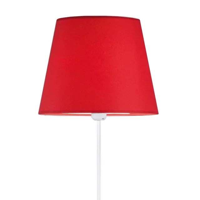aluminor-store-ls-abat-jour-e27-29-cm-noir-blanc-rouge-taupe image 1