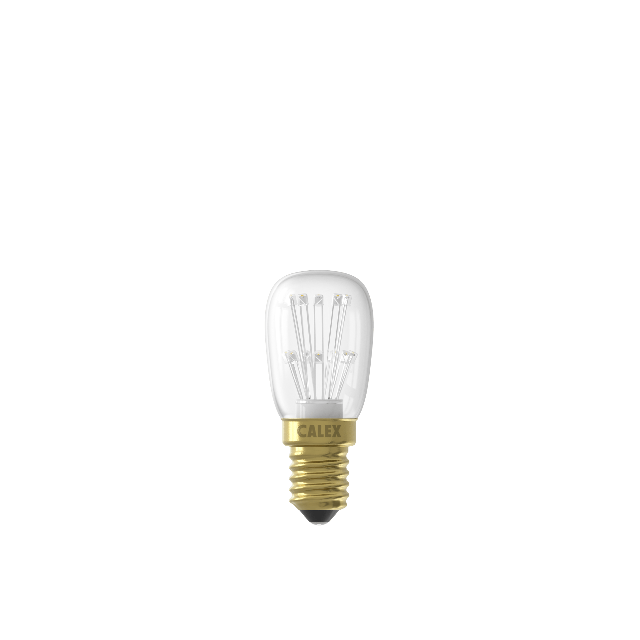 calex-pearl-lampe-led-e14-t26-transparente-1w-1800k image 2