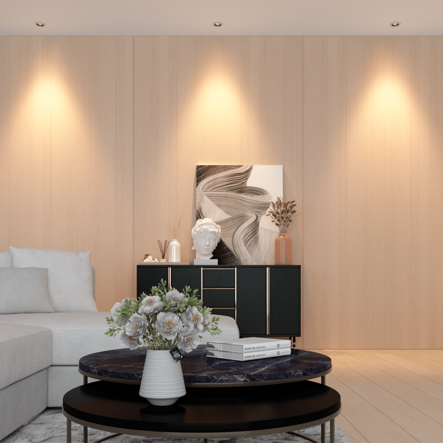 calex-smart-spot-encastrable-led-noir-blanc-chaud image 4