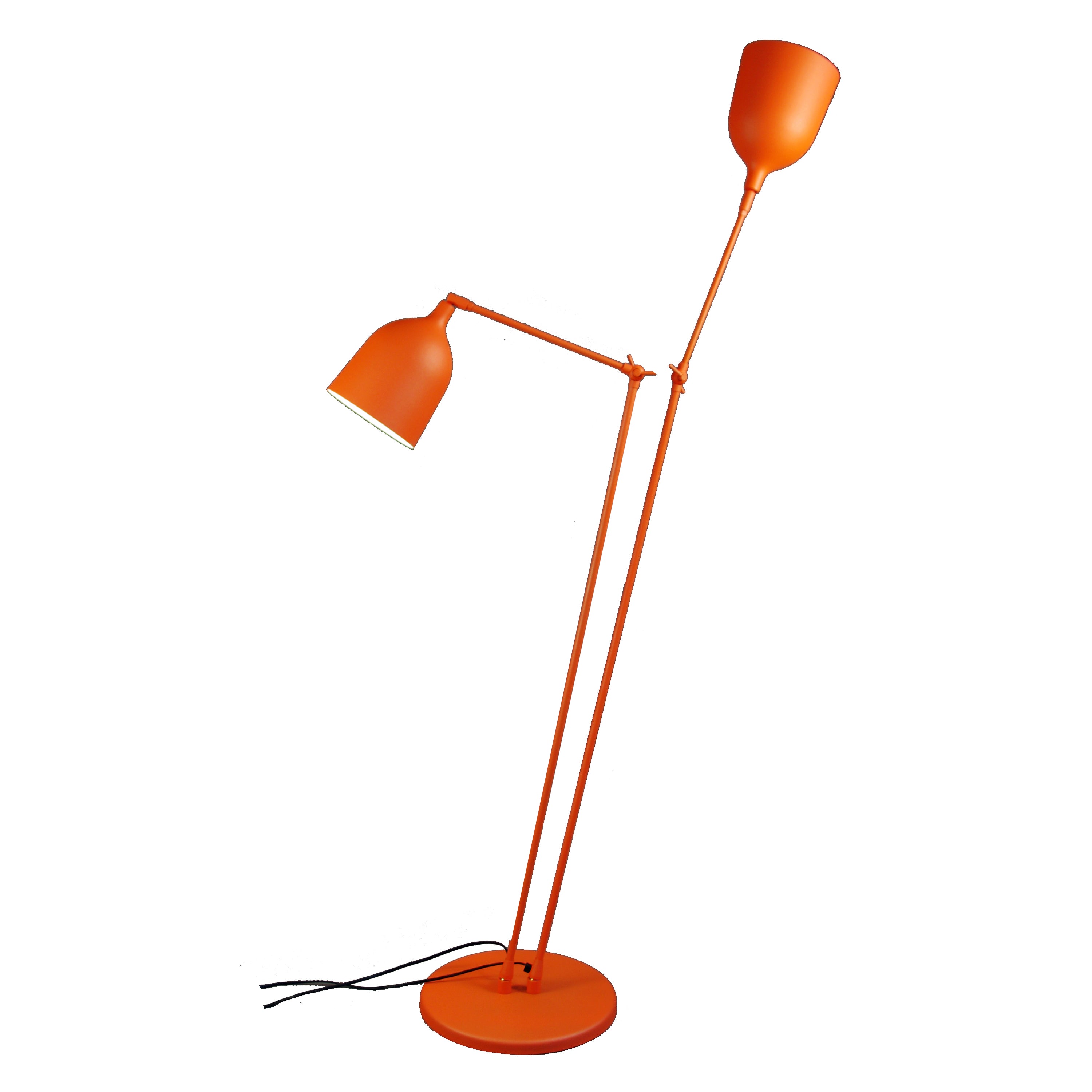 aluminor-twin-lampadaire-articul-162-cm-orange-rose-noir image 1