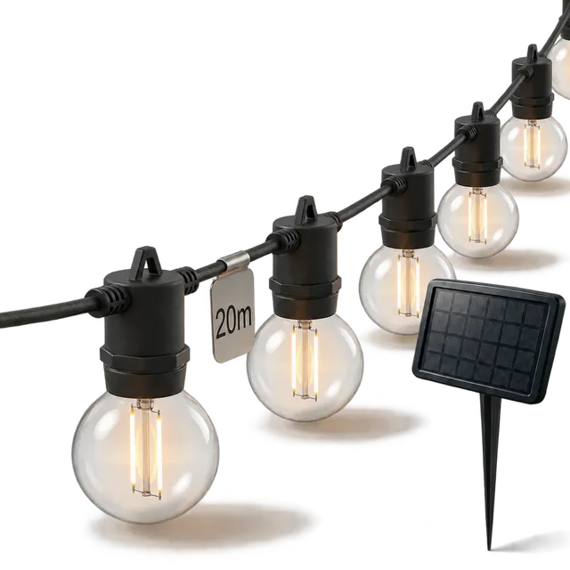 calex-vista-guirlande-solaire-ext-rieur-20m-noir-30-led image 1