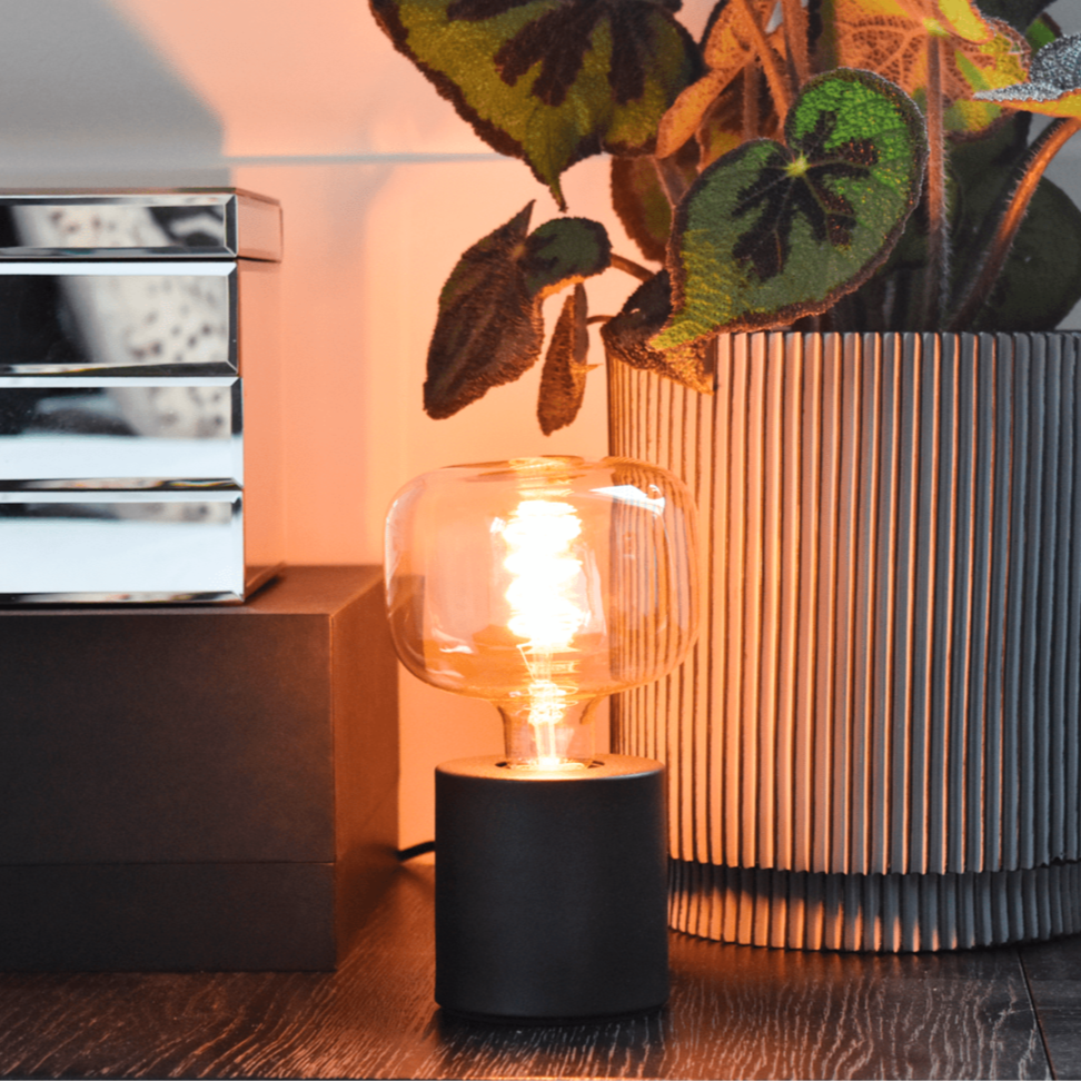 calex-lampe-de-table-ronde-e27-noire image 3