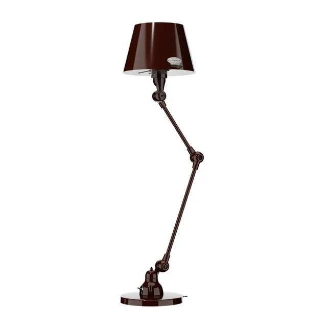 jield-aicler-aid373-chocolat-lampe-deux-bras-articul-s image 1