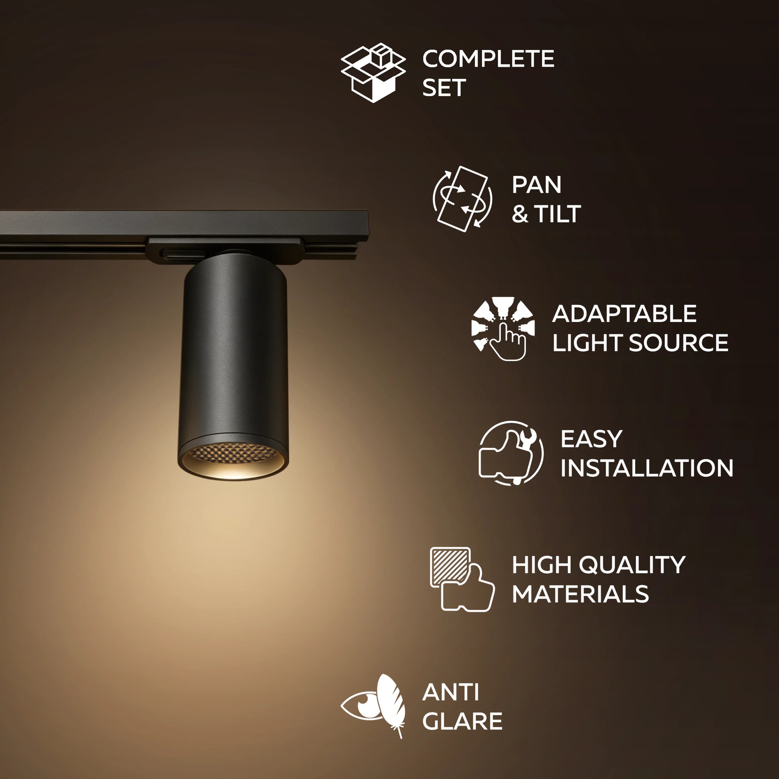 calex-rail-de-spots-2m-6x-gu10-noir image 2