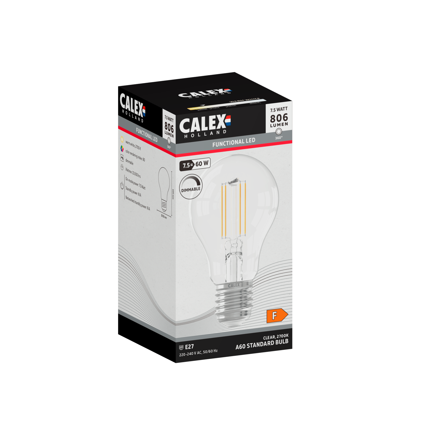 calex-lampe-led-filament-e27-a60-transparente-2 image 3