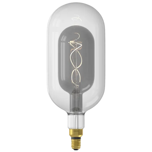 calex-sundsvall-lampe-filament-e27-titane-blanc-chaud-3w-dimmable image 1