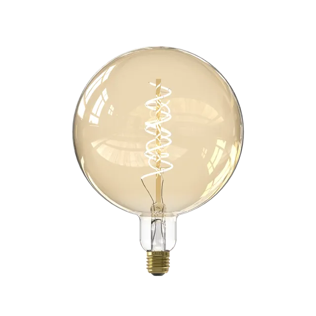 calex-halo-ampoule-smart-led-filament-g200-e27-gold-7w-blanc-chaud image 1
