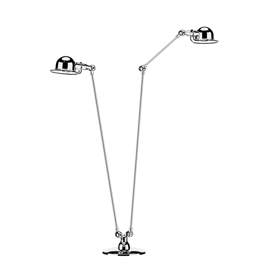 jield-loft-dd7460-lampadaire-double-chrome image 1