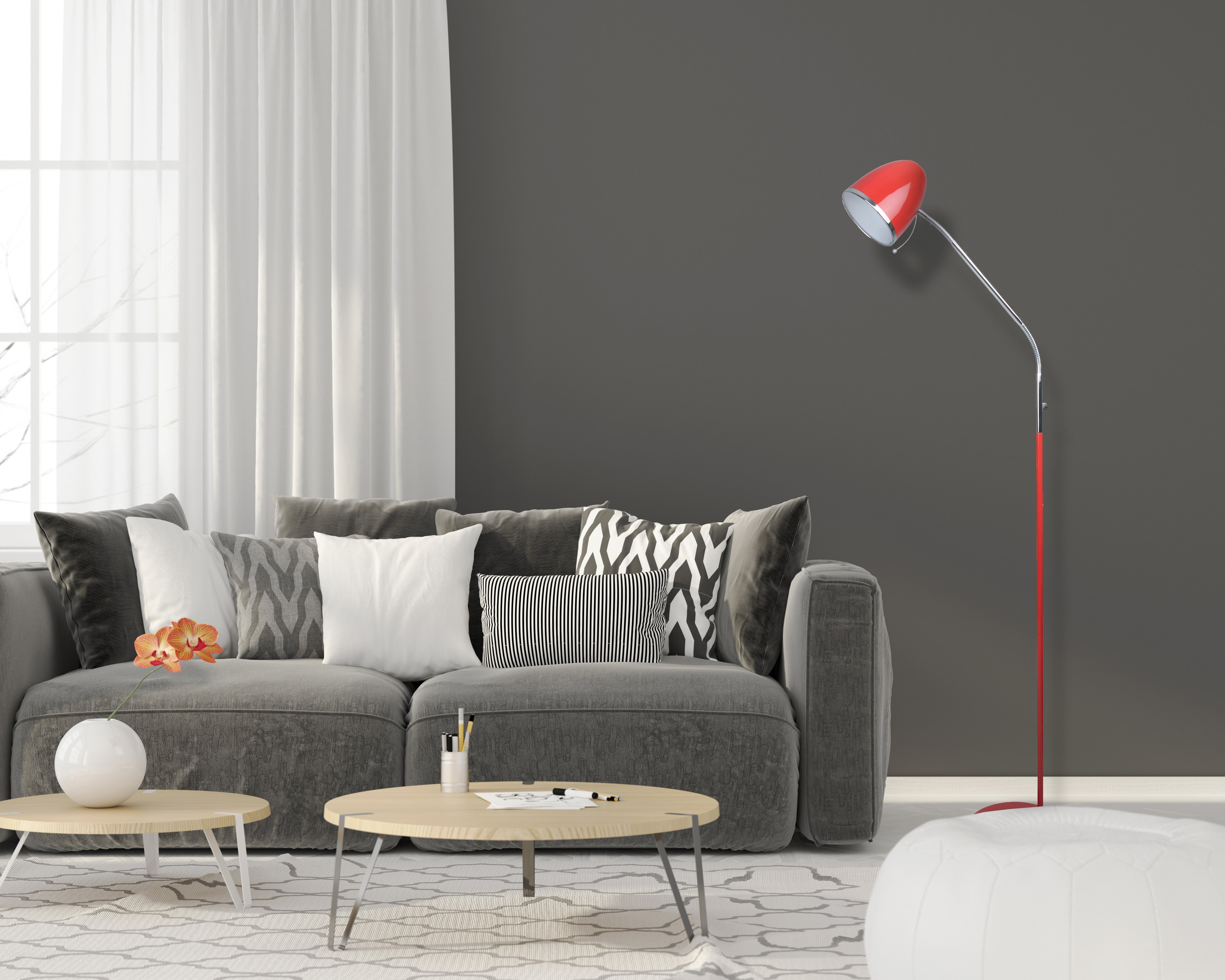 aluminor-arty-ls-lampadaire-m-tal-articul-gris image 2