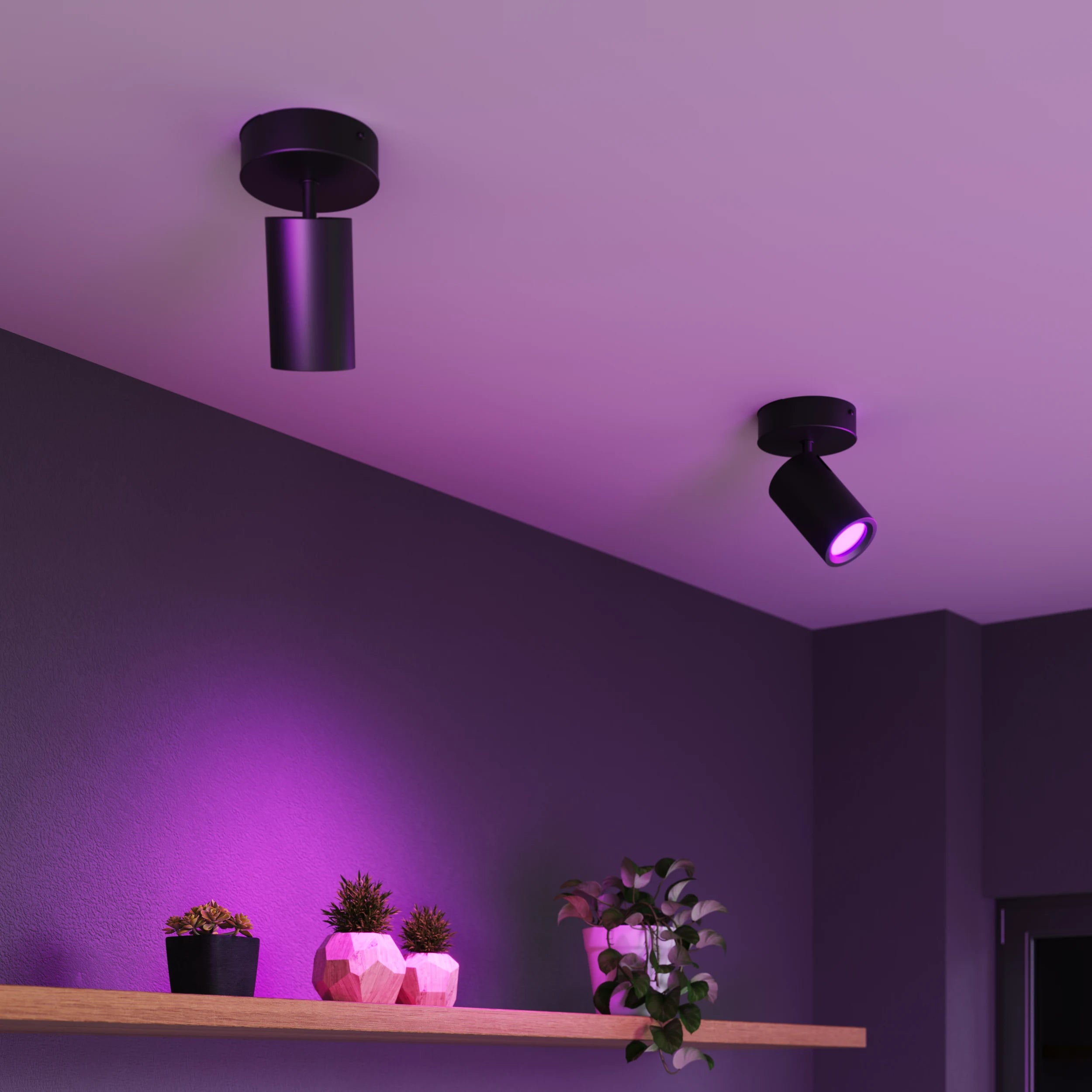 calex-smart-plafonnier-spot-1-lumi-re-noir-rvb-blanc-r-glable image 3
