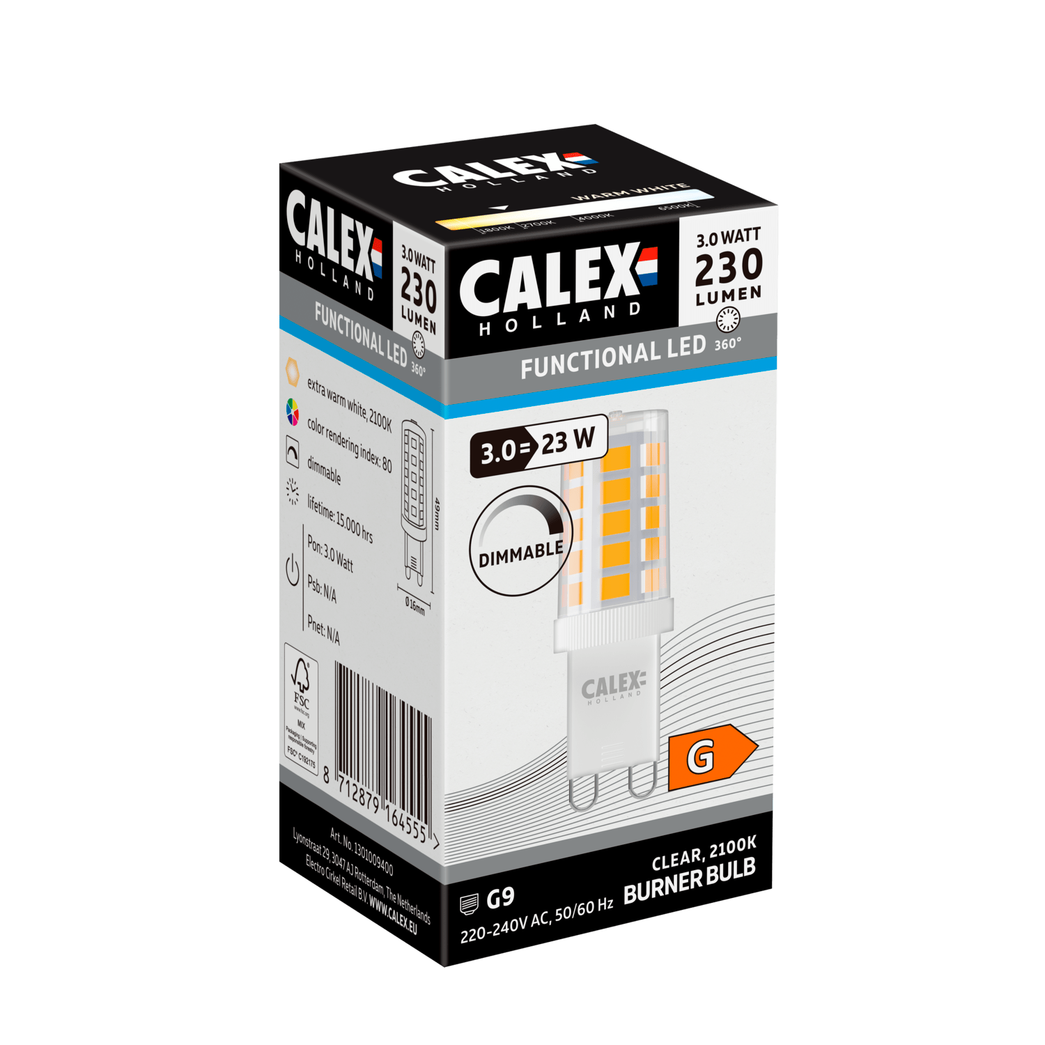 calex-smd-ampoule-led-g9-transparente-3w-dimmable image 2