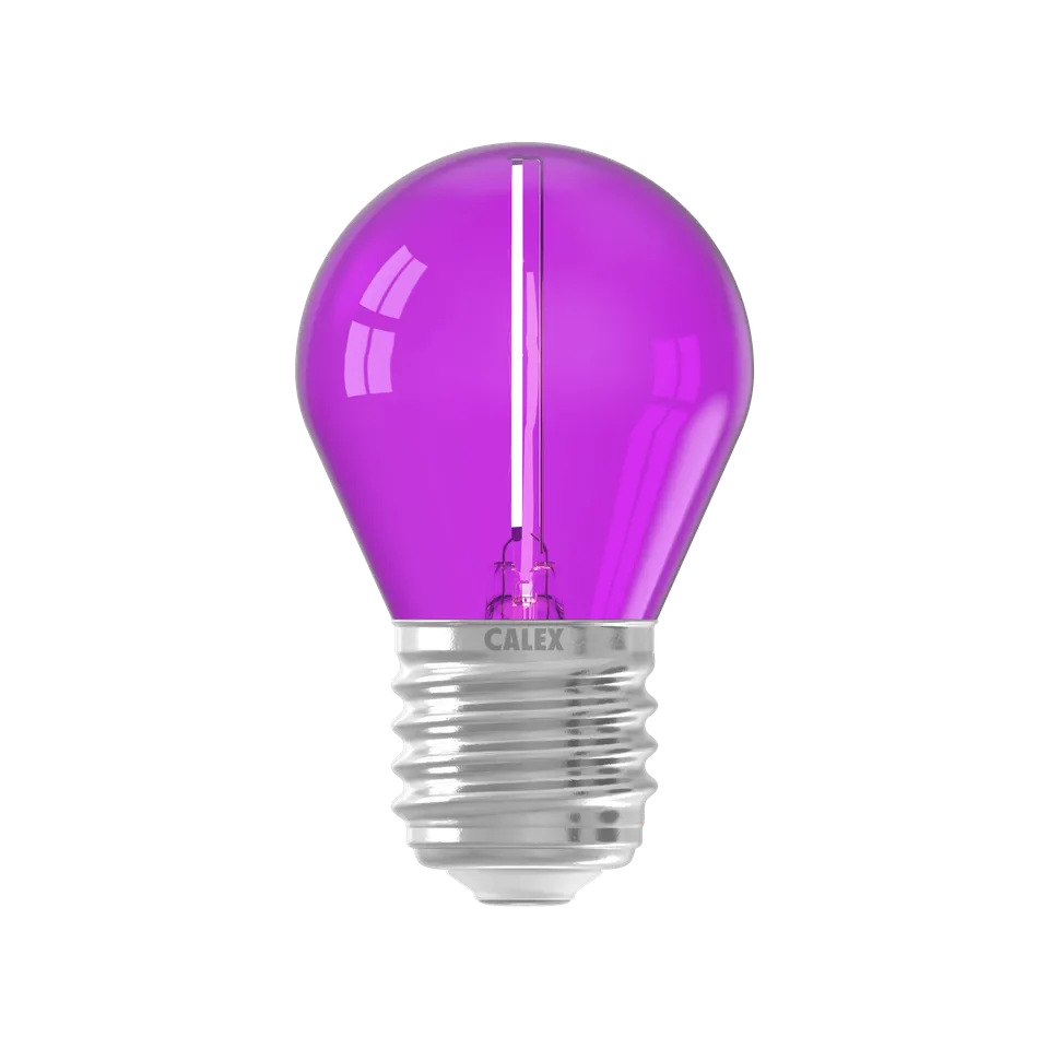 calex-f-te-ampoule-led-e27-g45-violet image 1