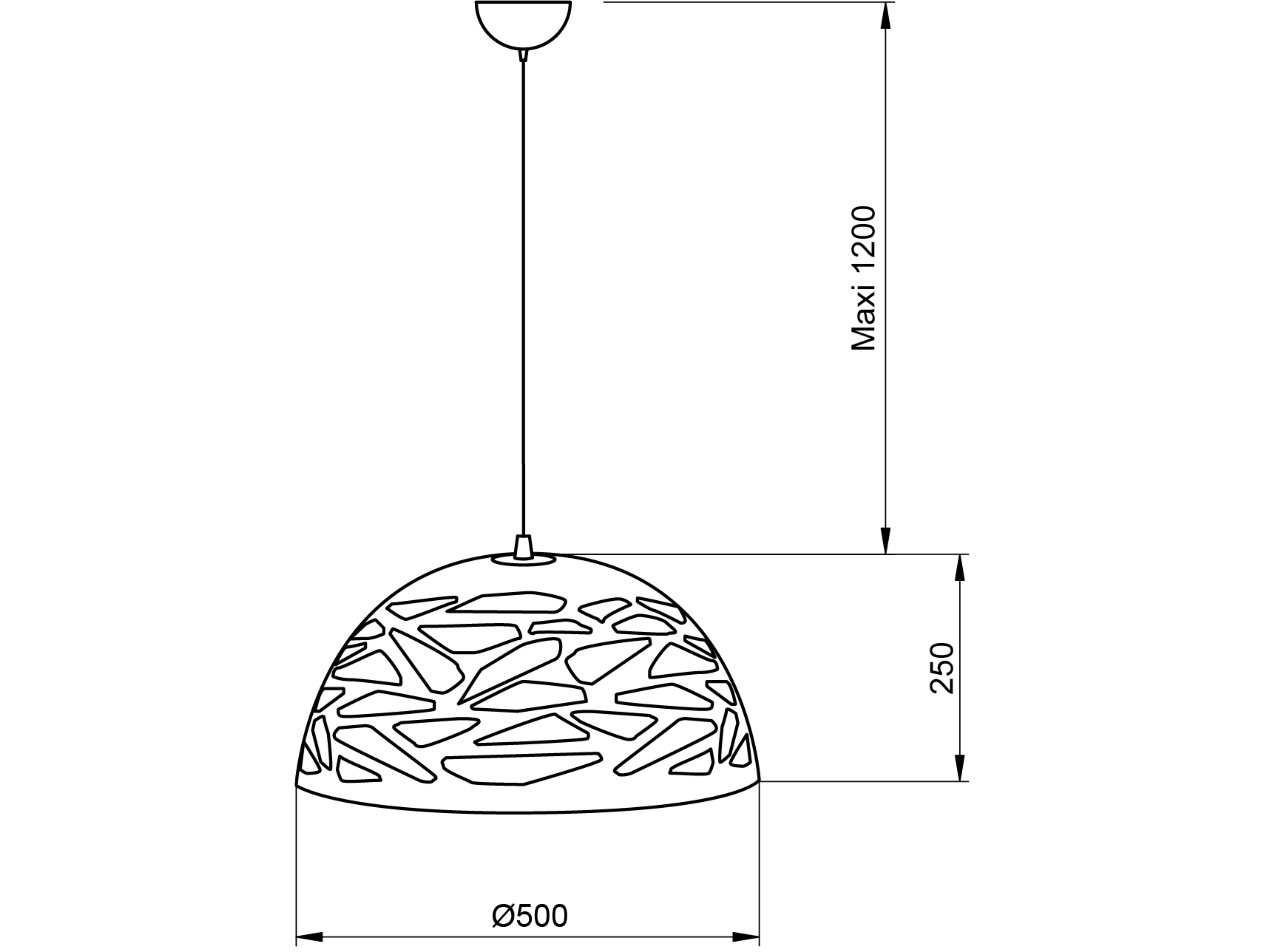 aluminor-laser-s-suspension-m-tal-ajour-d-coupes-ondulantes image 3
