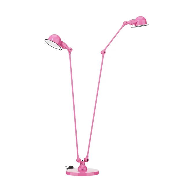 jield-signal-si8380-lampadaire-rose-2-bras-articul-s image 1