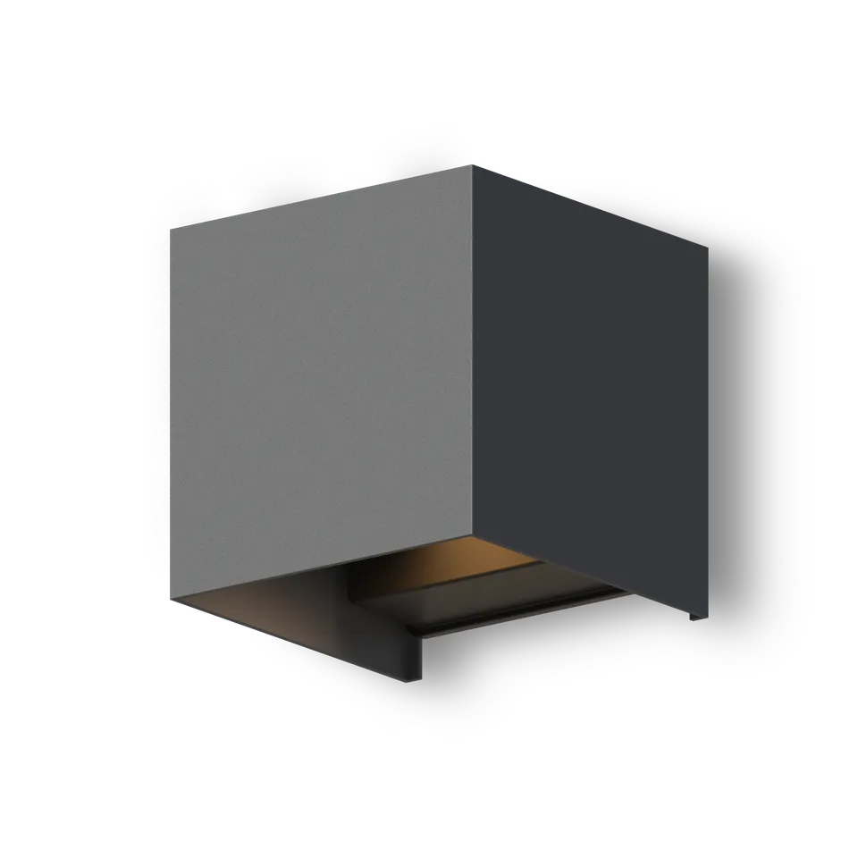 calex-applique-murale-led-bari-up-down-anthracite-ip54 image 1