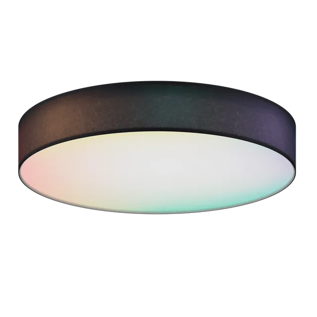 calex-smart-plafonnier-tissu-30cm-noir-rgb-cct image 1