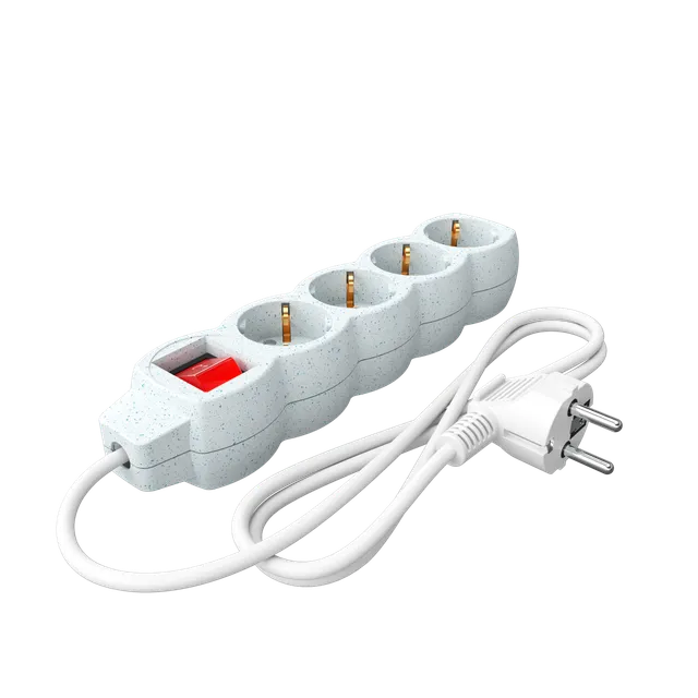 calex-egg-shape-multiprise-4x16a-avec-interrupteur-blanc-dots image 1