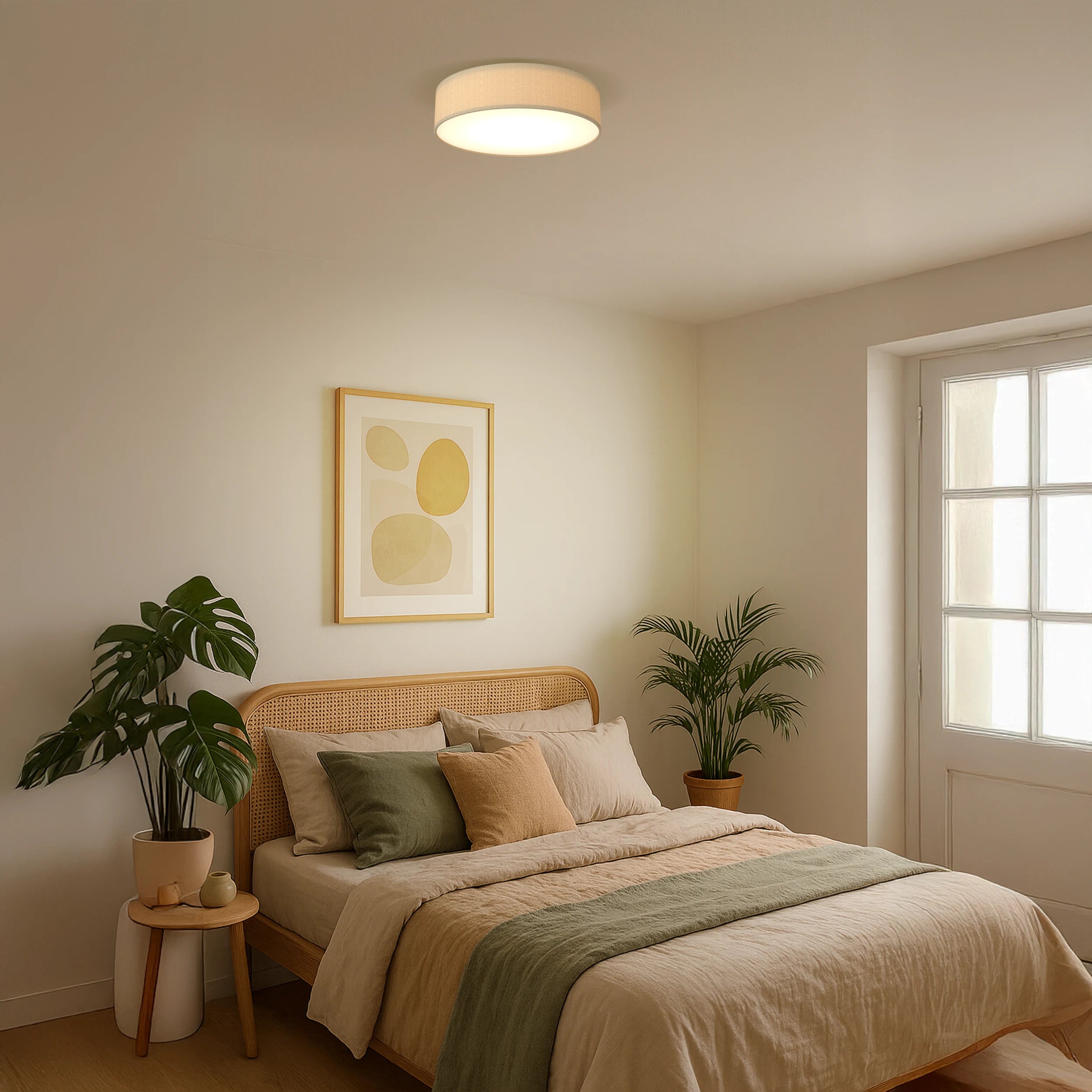calex-plafonnier-e27-40-cm-taupe-tissu image 3
