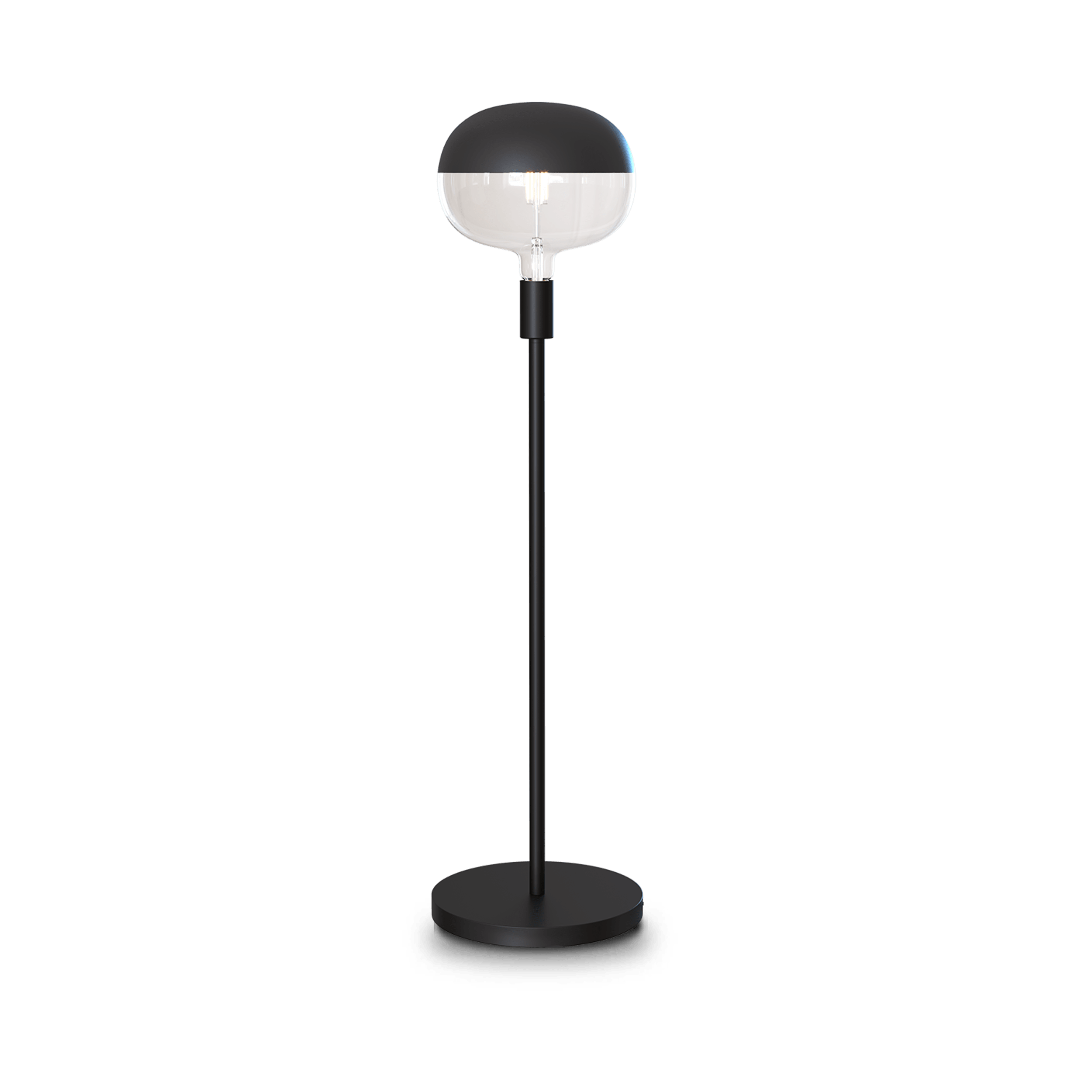 calex-lampadaire-1l-large-e27-noir-lampe-de-sol-avec-interrupteur image 1