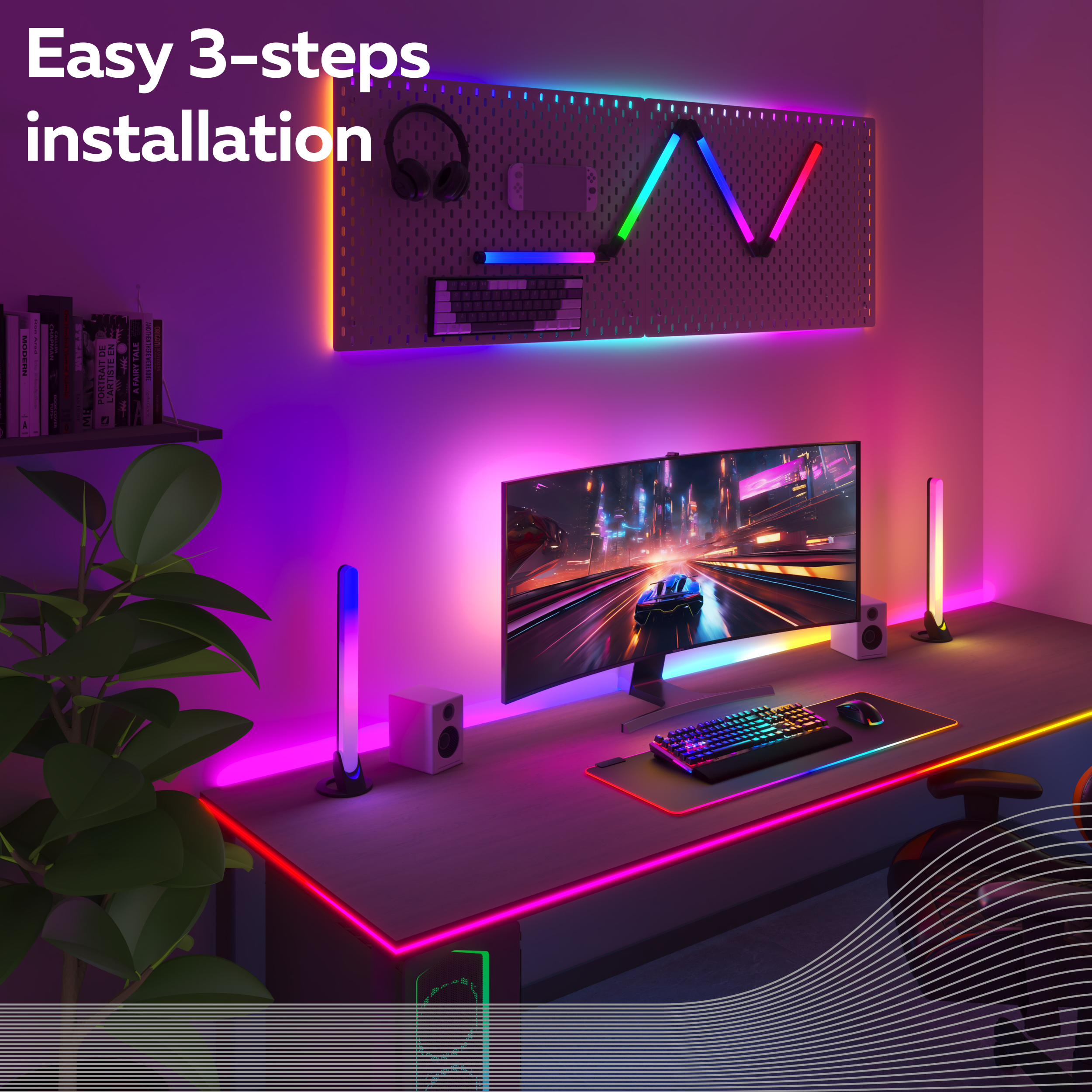 calex-smart-bande-led-de-bureau-150-cm-rgbic image 7