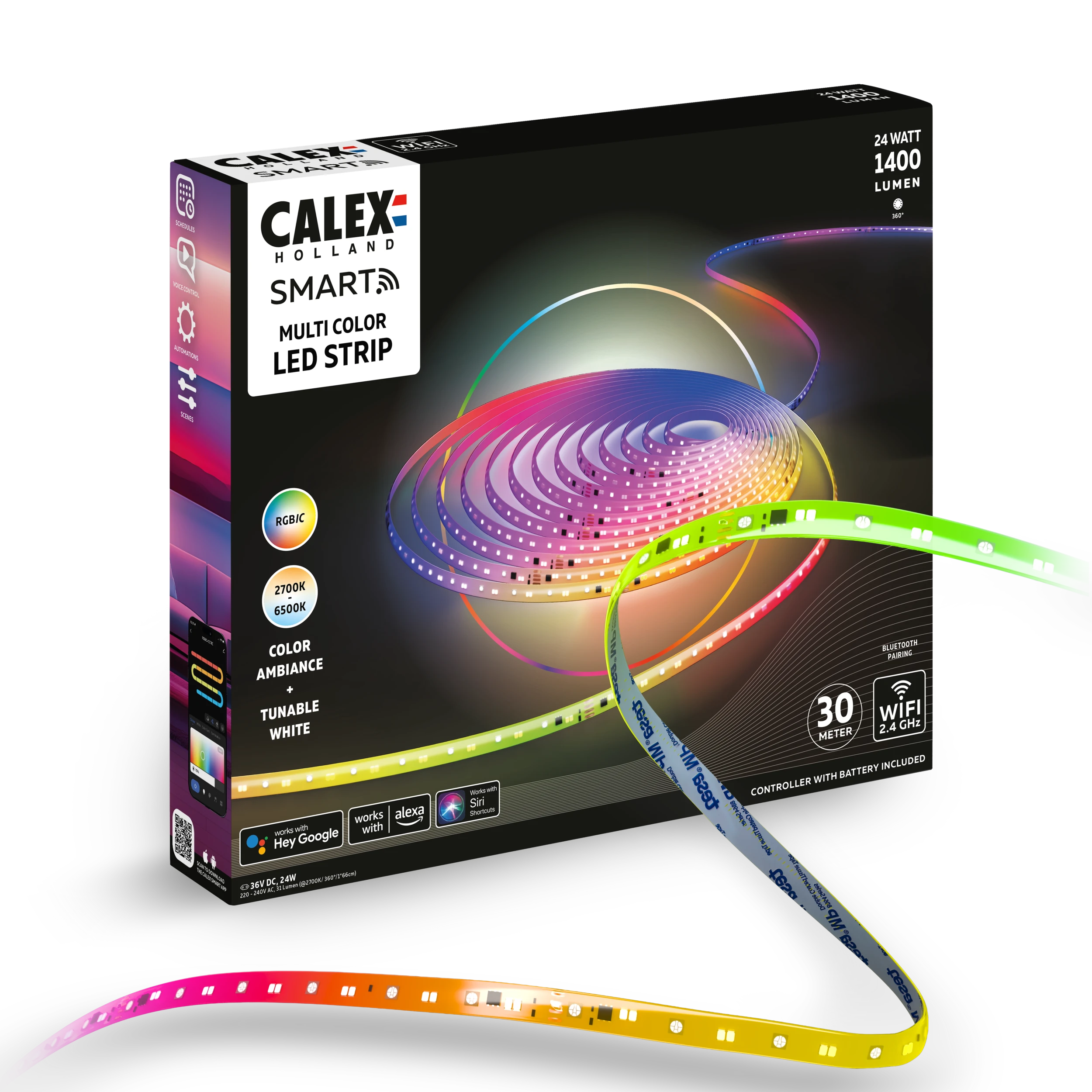 calex-smart-ruban-led-30m-rgbcctic-d-grad-s-multicolores image 1