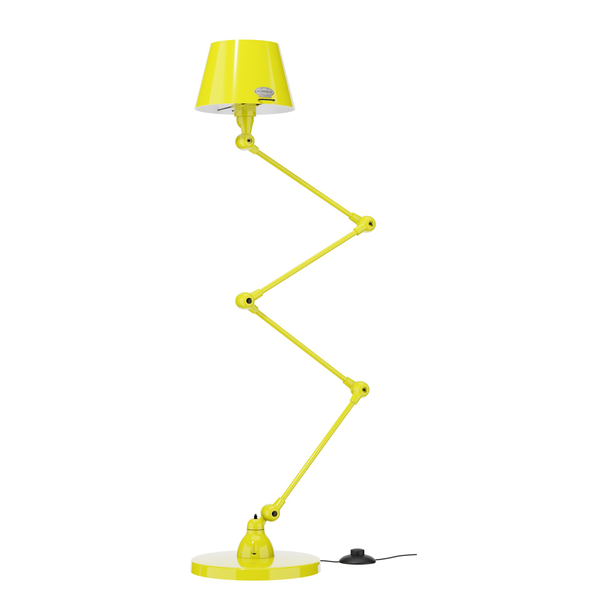 jield-aicler-aid433-jaune-soufre-lampadaire-4-bras-articul-s image 1