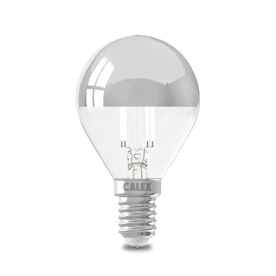 calex-top-mirror-p45-e14-chrome-ampoule-led-filament image 1