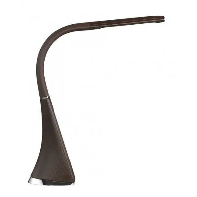 aluminor-gilda-lampe-de-bureau-cuir-horloge-noire image 1