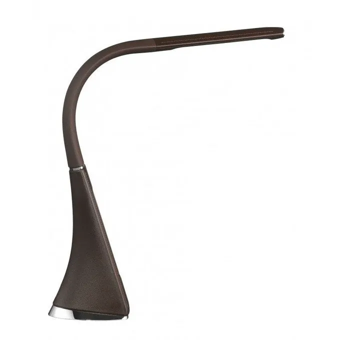 aluminor-gilda-lampe-de-bureau-cuir-horloge-noire image 1