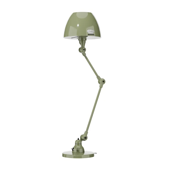 jield-aicler-aic373-lampe-murale-deux-bras-articul-s-gris-kaki image 1